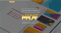 Desktop Screenshot of macafgrafica.com.br